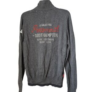 Gaastra Nautical Supplies Portsmouth Yacht Club 100%‎ Baumwolle 1/4 Zip Sweater